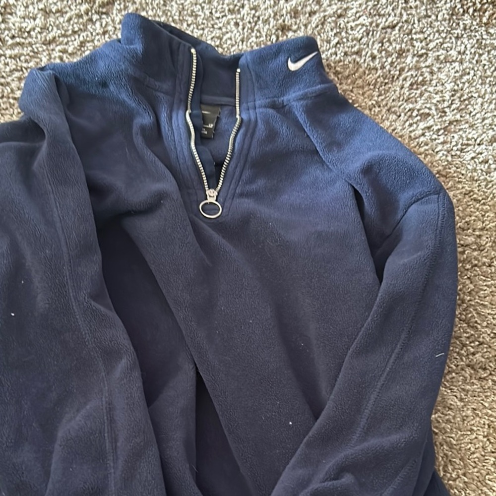 Nike Dark Blue Fleece Jacket